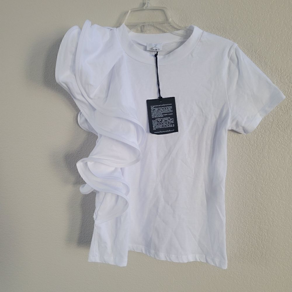 Berna ruffle t-shirt New M - Picture 8 of 12